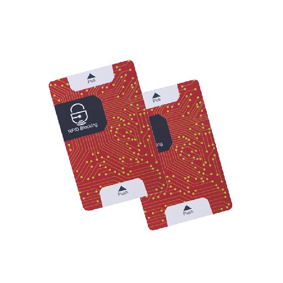 13.56Mhz Tear Resistant RFID Blocker Card RFID Skimming Protection